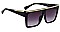 PACK OF 12 ACCENTED SQUARE POLYMER SUNGLASSES