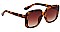 PACK OF 12 HAUTE COUTURE SQUARE CRYSTAL POLYMER FRAME SUNGLASSES