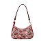 2-IN-1 Oval Cherry Print Satchel Wallet Set