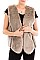 Fashionable Soft Fur Vest FM-WSF194