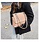 STYLISH QUILTED CHAIN STRAP SATCHEL