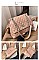 STYLISH QUILTED CHAIN STRAP SATCHEL