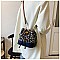 DRAW STRING LEOPARD PRINT BUCKET BAG