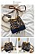 DRAW STRING LEOPARD PRINT BUCKET BAG