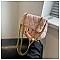 SOFT TWEEL FABRIC CROSS BODY BAG