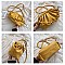 LARGE SIZE LINKED CHAIN FANCY SATCHEL SHOULDER BAG