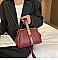 Tassel Handle Boston Doctor Shape Satchel