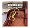 Tassel Handle Boston Doctor Shape Satchel