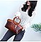 Crocodile Round Top Handle Quality Satchel