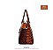 Crocodile Round Top Handle Quality Satchel