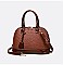 3 IN 1 Ostrich Dome Satchel Set