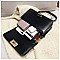 3D Flower-Pearl Design Chain Accent Satchel