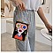 ANIMATED 3D LADY STATEMENT BOXY BAG