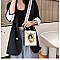 Oil Painting Boxy Satchel Shoulder Bag