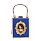 Oil Painting Boxy Satchel Shoulder Bag