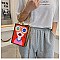 ANIMATED 3D LADY STATEMENT BOXY BAG