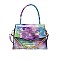 Crocodile Tie Dye Shoulder / Satchel Bag