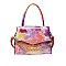 Crocodile Tie Dye Shoulder / Satchel Bag