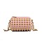 Mini Studded Spiked Bucket Cross-body Bag