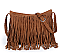 Both Side Fringed Large Size Messenger Bag