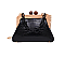 Wooden Frame Crocodile HandHold -Crossbody