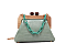 Wooden Frame Crocodile HandHold -Crossbody