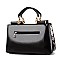 Amazing Quality Patent / Embroidery Glossy Satchel