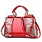 Amazing Quality Patent / Embroidery Glossy Satchel