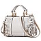 Amazing Quality Patent / Embroidery Glossy Satchel