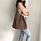 Soft Woven Tall Tote Shopping Bag