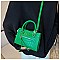 TRENDY CROC MINI SATCHEL WITH LONG STRAP