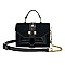 Accented Luxury Dressy Satchel