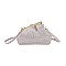 Stoned Metal Framed Clutch Shoulder Bag -Hot