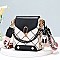 Fashion Crossbody Bag with Bear Key-Chain