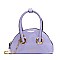 Patent Accented Satchel / Cross-body