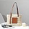 Adjustable Handle Boutique Quality Straw Tote