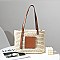 Adjustable Handle Boutique Quality Straw Tote