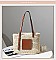 Adjustable Handle Boutique Quality Straw Tote