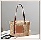 Adjustable Handle Boutique Quality Straw Tote