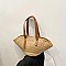 Straw Basket Satchel & Shoulder Bag