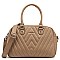 Designer David Jones Chevron Satchel