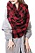 X LARGE PLAID SCARF SHAWL FM-CS6491