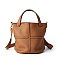 Fashion Cowhide Bucket-Crossbody Bag