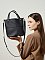 Fashion Cowhide Bucket-Crossbody Bag