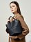 Fashion Cowhide Bucket-Crossbody Bag