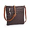 Monogram Dual Zipper Crossbody Bag