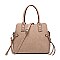 3 IN 1 STYLISH SATCHEL TOTE CLUTCH SET