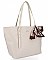 David Jones Paris Woven Scarfed Tote Bag