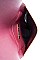 SCARF HANDLE CROCO TEXTURED CROSSBODY BAG