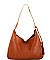TRENDY STREET LEVEL DESIGN TASSEL HOBO BAG
